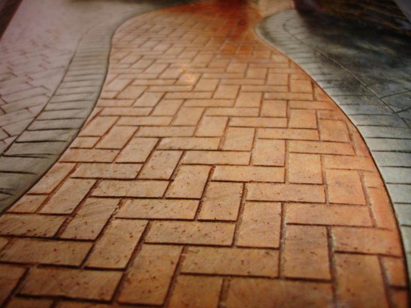 Old Brick Herringbone 01